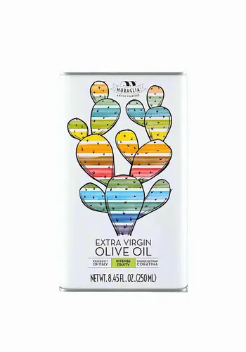 Extra virgin olive oil Coratina - Muraglia 250 ml Prickly pear design 