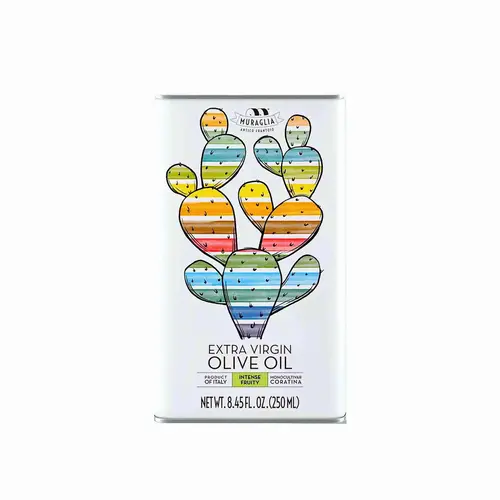 Extra virgin olive oil Coratina - Muraglia 250 ml Prickly pear design 
