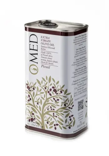 Picual extra virgin olive oil - OMed 1l tin 