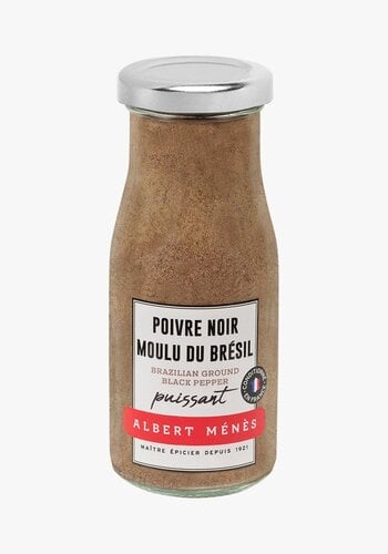 Poivre Noir Moulu du Brésil - Albert Ménès - 75g 