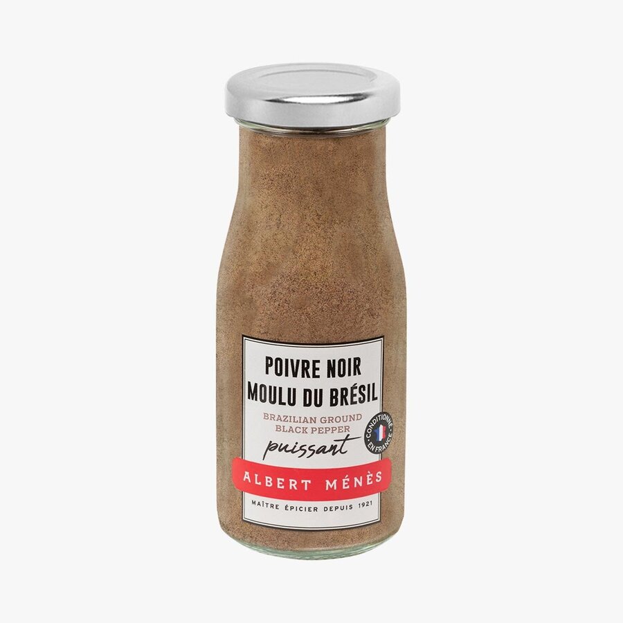 Poivre Noir Moulu du Brésil - Albert Ménès - 75g
