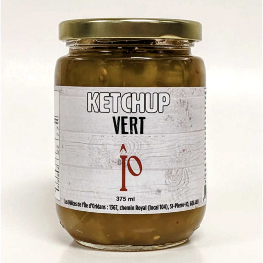 Ketchup vert - Délices de l'Île d'Orléans 375 ml