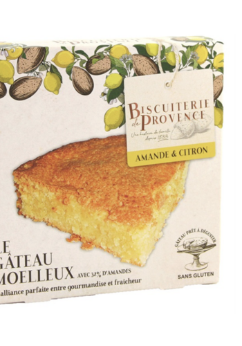 Gâteau moelleux au citron (Amandier de Ventoux) - Biscuiterie de Provence 240g 