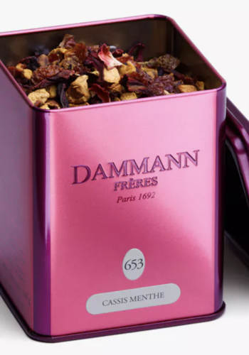 Infusion Carcadet (cassis menthe - Boîte métal) - Dammann Frères 100g 