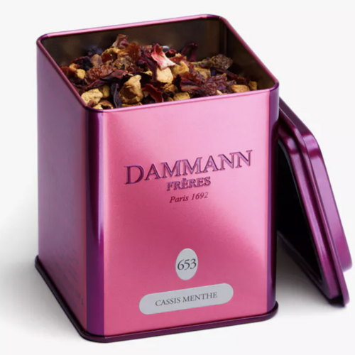 Infusion Carcadet (cassis menthe - Boîte métal) - Dammann Frères 100g 
