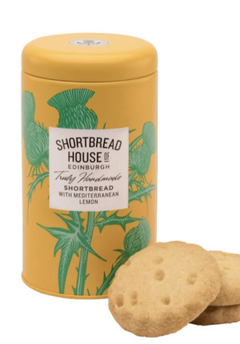 Shortbread with Mediterranean Lemon - House of Edinburgh 140g 