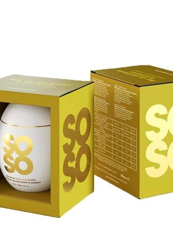 Fleur de sel premium citron et poivre - SoSo 100g 