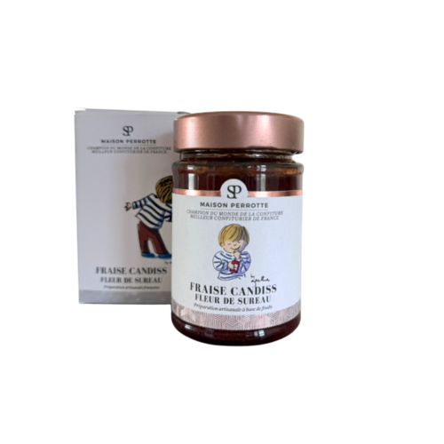 Candis Elderflower Strawberry Jam - Maison Perrotte 210g 