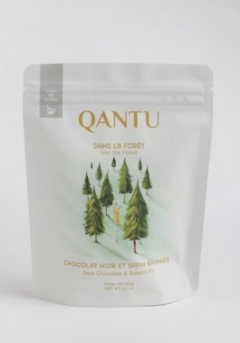 Chocolat chaud noir et sapin baumier- Qantu 120g 