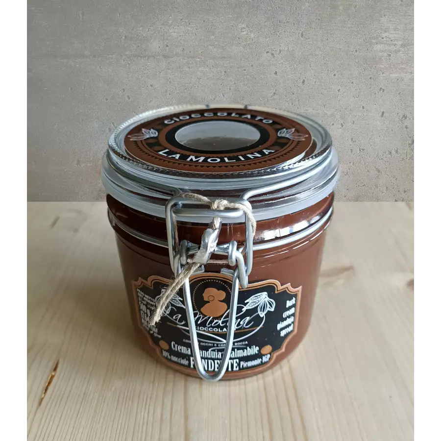 Pâte à tartiner gianduja noir - La Molina 450g