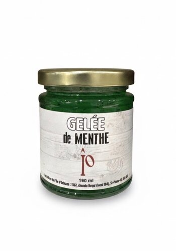 Mint jelly 125 ml |Délices de l'Île d'Orléans 