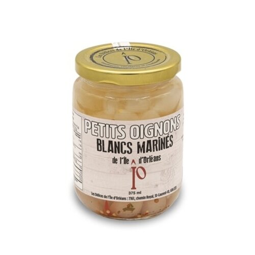 Pickled mini white onions 375 ml | Delights of Île d'Orléans 