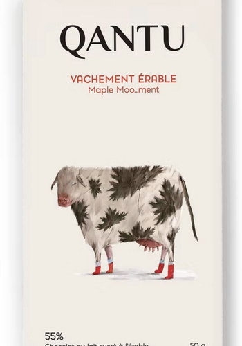 55% Chocolate "Vachement Érable" - Qantu 50g 