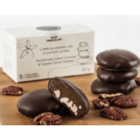 Galet au chocolat au lait, caramel salé et pacanes - Couleur chocolat 130g