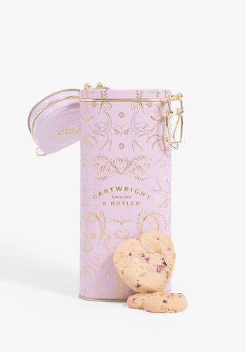 Biscuits  au beurre chocolat blanc et framboise  200g 