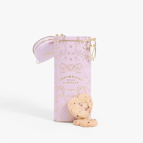 Biscuits  au beurre chocolat blanc et framboise  200g 