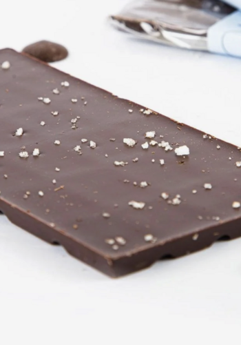 Tablette chocolat noir et fleur de sel- Couleur Chocolat 75g 