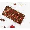 Dark chocolate bar with strawberries and maple sugar - Couleur Chocolat 90g