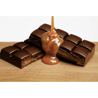 "Straight Caramel" Square - Couleur Chocolat 100g