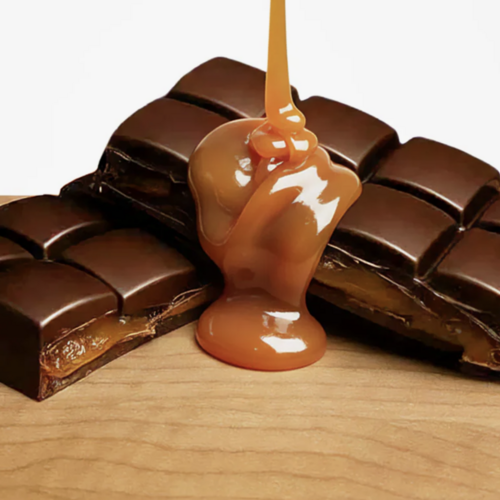 "Straight Caramel" Square - Couleur Chocolat 100g 