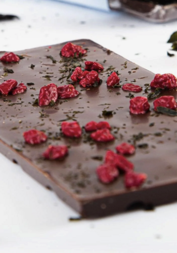 Tablette chocolat noir framboise et nori varech phare 75g 