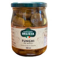 Grilled mushrooms, funghi Delizia 580ml