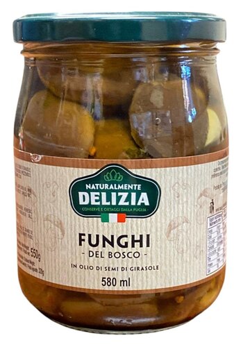 Grilled mushrooms, funghi Delizia 580ml 