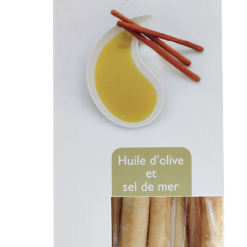 Gressinis à  huile d'olive et sel de mer - Freds Bread 180 g 