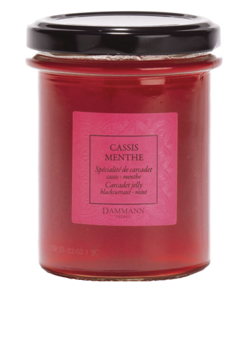 Blackcurrant and mint jelly - Dammann Frères 235g 
