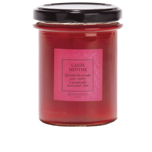 Gelée cassis menthe - Dammann Frères 235g 