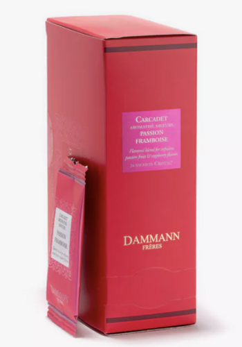 Infusion Passion Framboise (24 sachets) - Dammann Frères 