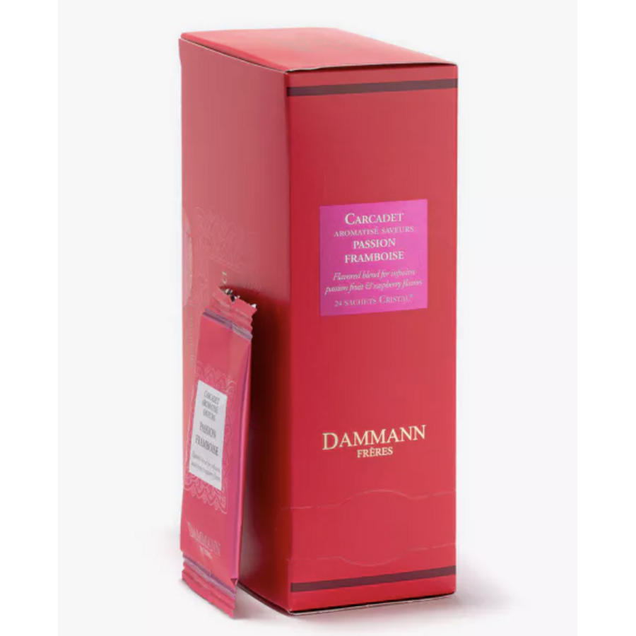 Infusion Passion Framboise (24 sachets) - Dammann Frères