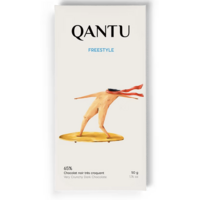 Tablette de chocolat noir très croquant 65% - Qantu 50g