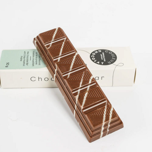 Barre au praliné noisette croustillant - Couleur Chocolat 50g 
