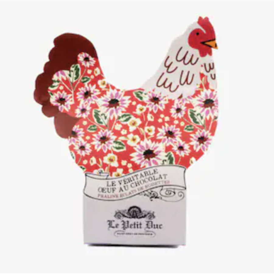 Real chocolate egg with praline and hazelnut - Le Petit Duc 50g