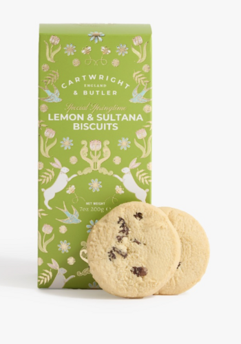Lemon and Sultana Biscuits - Cartwright & Butler 200g 