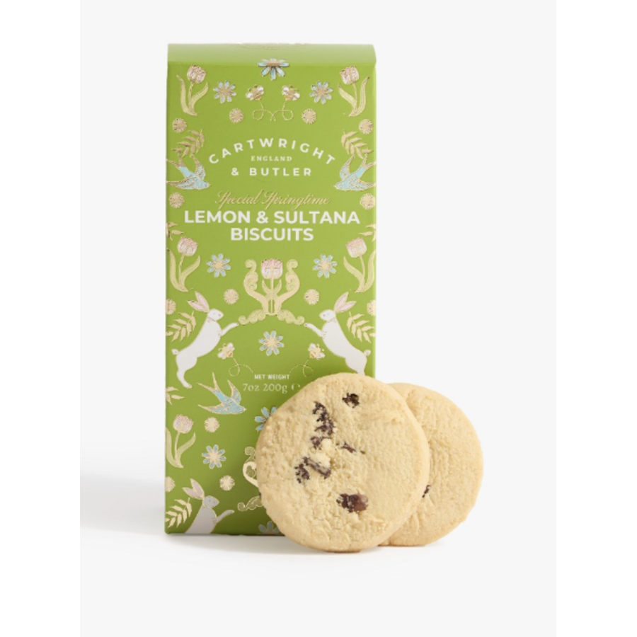 Lemon and Sultana Biscuits - Cartwright & Butler 200g