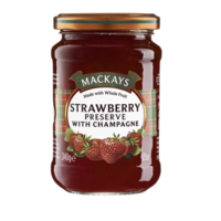 Confiture de fraises et champagne - Mackays 340g