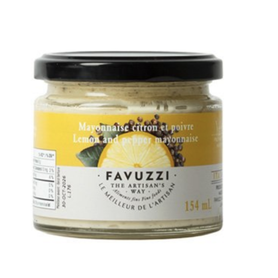 Lemon and Pepper Mayonnaise - Favuzzi 154ml