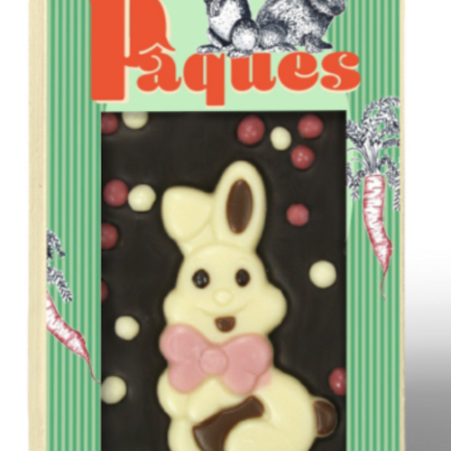Easter Dark Chocolate Gourmet Bar - Comptoir du Cacao 90g 