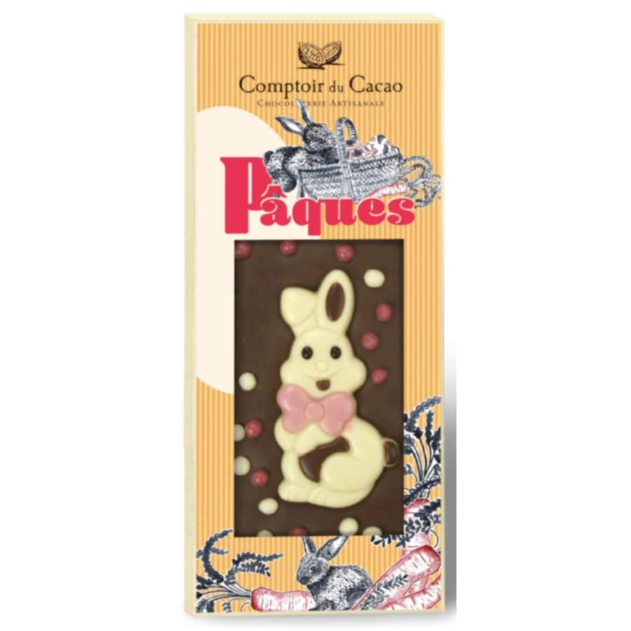 Easter Milk Chocolate Gourmet Bar - Comptoir du Cacao 90g