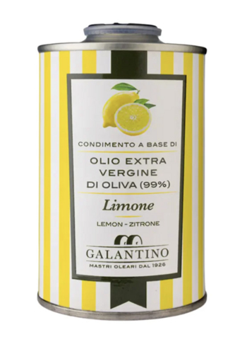 Huile d'olive infusé au citron - Galantino Bidon 250ml 