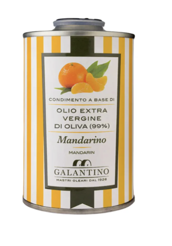 Huile d'olive infusé Mandarine - Galantino Bidon 250ml 