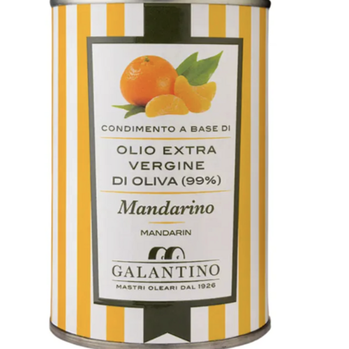 Huile d'olive infusé Mandarine - Galantino Bidon 250ml 