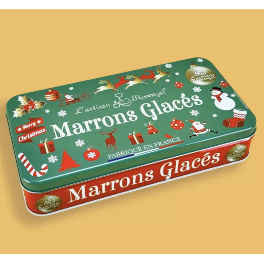 Marrons glacés (Boîte métal - 8 unités) - L'Artisan Provençal 160g