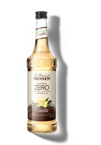 Zero Natural Vanilla Syrup - Monin 750ml 