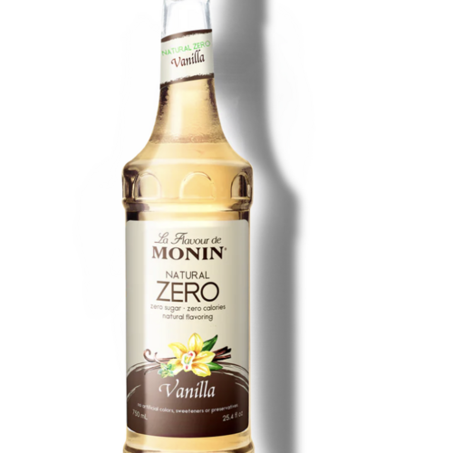 Zero Natural Vanilla Syrup - Monin 750ml 