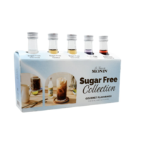 Coffret sirop sans sucre  (sugar free collection) - Monin 5 x 50ml