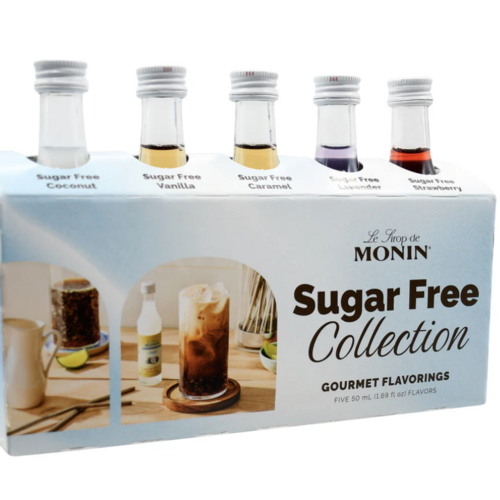 Coffret sirop sans sucre  (sugar free collection) - Monin 5 x 50ml 