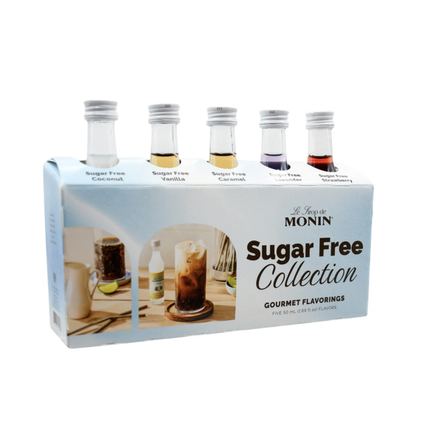 Coffret sirop sans sucre  (sugar free collection) - Monin 5 x 50ml